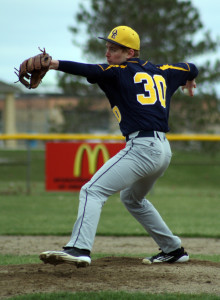 Sophomore Jordan Shattuck throws the ball for a strike. | Photo by Linn Benham