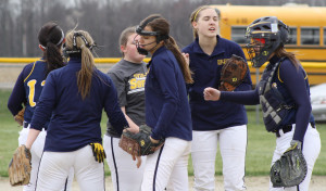 The Softball team had their districts on Saturday May 31st. They fell to Owosso in the first game in an end result, their season is officially over. |Photo by: Morgan Taylor 