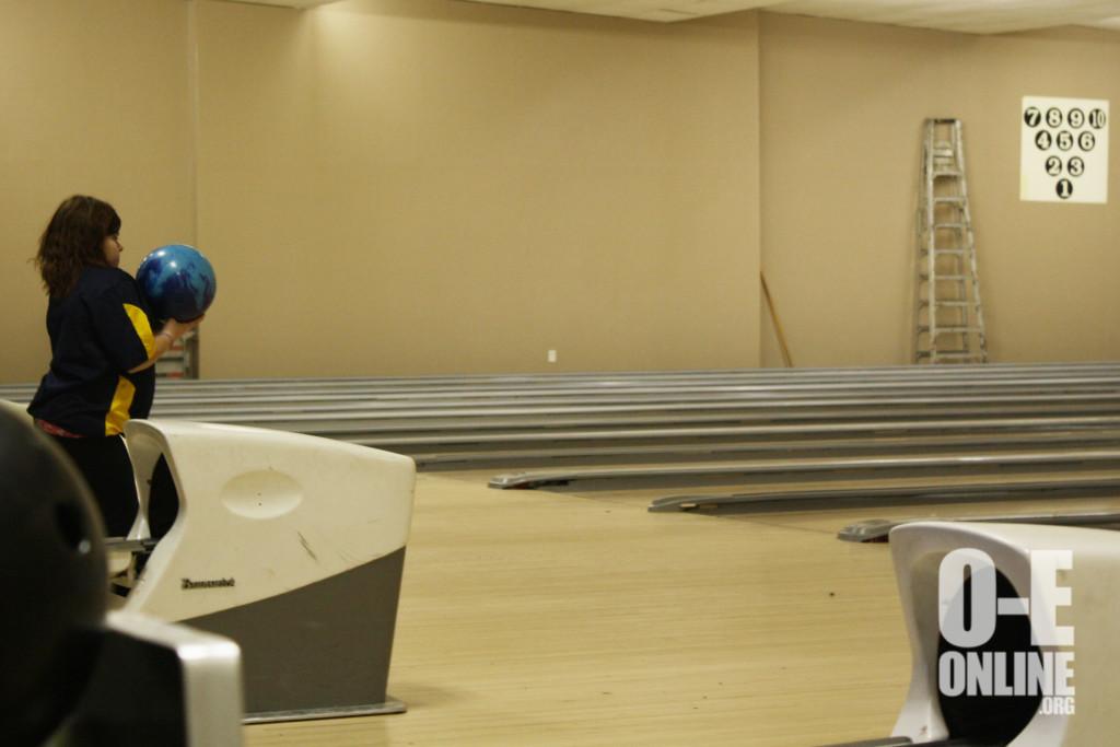 Junior Rayanne Peru lining up for a strike. |Photo by Jeanelle Courtnay
