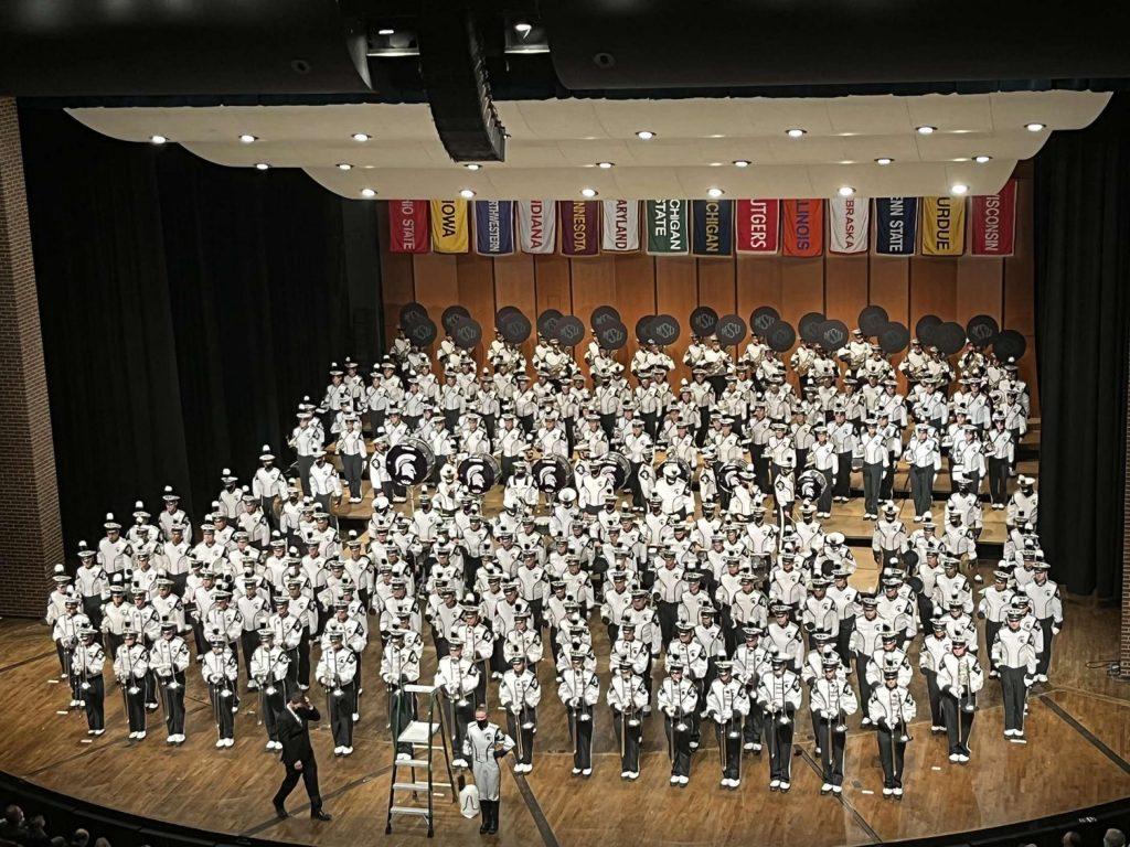 Spartan Band Performs for OE Musical Crowd