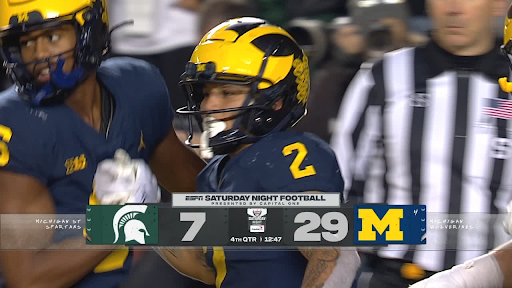Spartans Fall to Wolverines 29-7; Melee Ensues