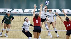 Nebraska Robs MSU of Volleyball Win