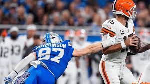 Detroit Wins Over Browns 34-10